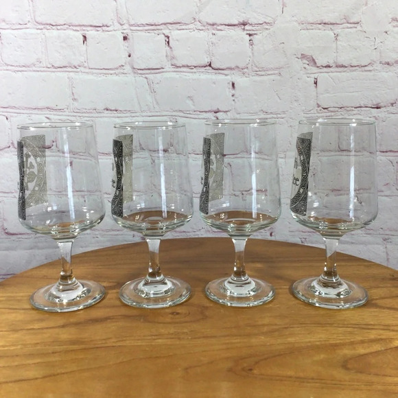 Vintage Irish Coffee Glasses - Set of 4 - Picture 4 of 8